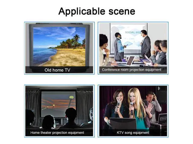 Alt view image 6 of 7 - RCA to HDMI, AV to HDMI, 1080P Mini RCA Composite CVBS AV to HDMI Video Audio Converter Adapter Compatible with Xbox PS3 PS4 STB VHS VCR Camera DVD Game Console, Black eokCXOY