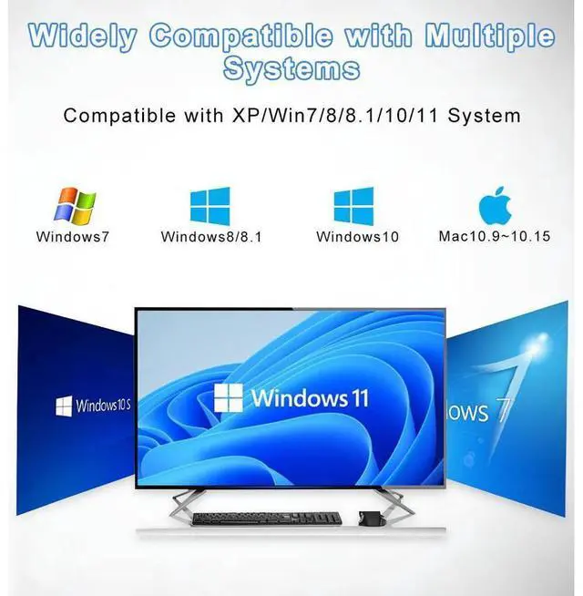 Alt view image 6 of 7 - Free Driver USB Wifi Adapter 600Mbps 2.4/5.8GHz Dual Band USB Ethernet PC Wireless Network Card Lan Wifi Dongle Receiver eokCXOY