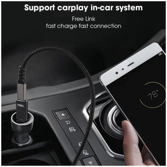 Alt view image 4 of 7 - [10Gbps] USB C Female to USB A Male Adapter [2 PACK], Double Sided 10Gbps Data Transfer Support, 3A Fast Charging, USB 3.1 Gen 2 USB A to USB C Adapter, Compatible with PC, Laptop, Charger, Power Bank