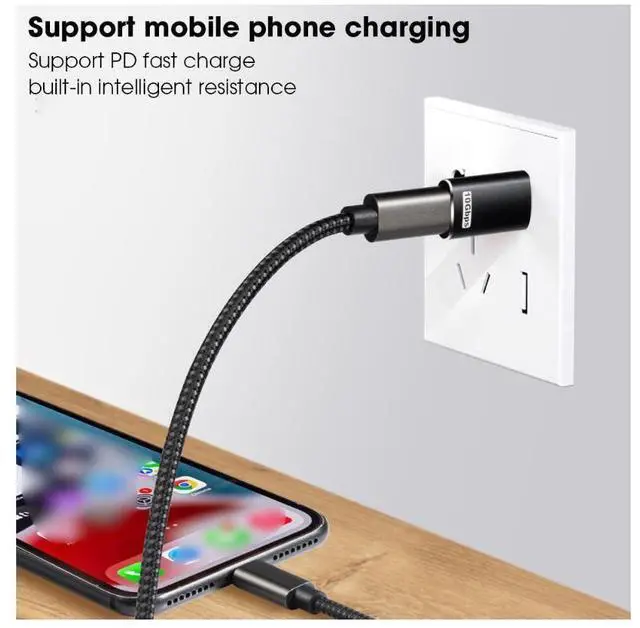 Alt view image 3 of 7 - [10Gbps] USB C Female to USB A Male Adapter [2 PACK], Double Sided 10Gbps Data Transfer Support, 3A Fast Charging, USB 3.1 Gen 2 USB A to USB C Adapter, Compatible with PC, Laptop, Charger, Power Bank