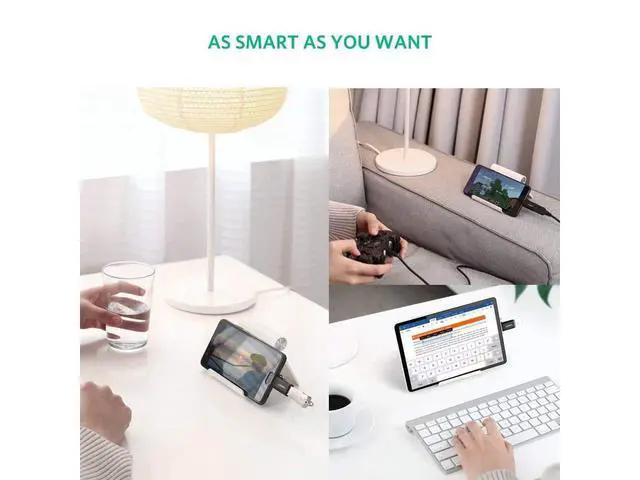 Alt view image 5 of 7 - 2-Pack USB C Adapter Hi-Speed USB Type C to USB-A 3.0, Black for MacBook Pro 2017 2016, Samsung Galaxy S9 S8 Plus Note 9 8, LG G7 ThinQ V20 G5 G6 V30, Nexus 6P 5X, Google Pixel 2 XL eokCXOY