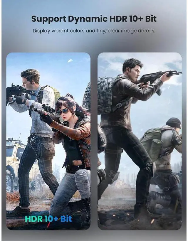 Alt view image 6 of 7 - DisplayPort 1.4 Cable 6.6ft / 2M, 8K DP Cable 32.4Gbps 8K@60Hz 4K 144Hz 2K@165Hz 1080P@240hz, 8K Ultra High Speed HDR, HBR3 Nylon Braided Display Port Cable for Laptop, PC, TV, Gaming Monitor eokCXOY