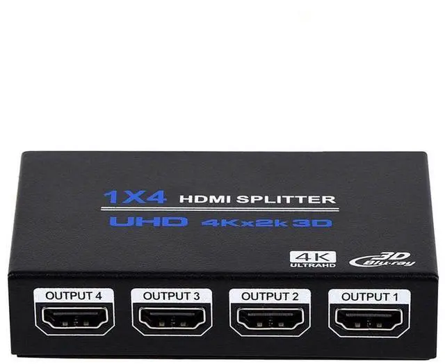 Main image of 4K HDMI Splitter Full HD 1080P Video HDMI Switch 1 In 4 Out HDMI Amplifier 1x4 Video Splitter for HDTV DVD PS3 Xbox eokCXOY
