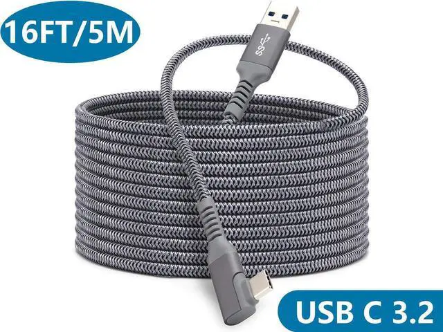 Main image of Link Cable Compatible for Oculus Quest 2, Fast Charging & PC Data Transfer USB C 3.2 Gen1 Cable for VR Headset and Gaming PC 16FT(5M) eokCXOY