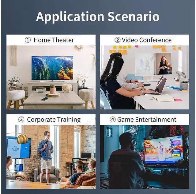 Alt view image 7 of 7 - DisplayPort Switch 8K Splitter Bidirectional DP 1.4 Switcher 2 in 1 Out/1 in 2 Out with One-Key Switch Supports 8K@30Hz 4K@120Hz Compatible with PC Host Monitor Laptop etc eokCXOY