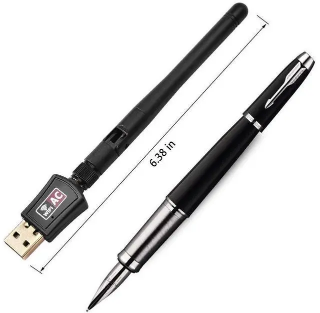 Alt view image 7 of 7 - Wifi Dongle High Speed Internet 2.4/5GHz 600Mbps Wireless USB Wifi Adapter for PC/Desktop/Laptop/Tablet, Supports Windows 10/8/7/Vista/XP/2000 eokCXOY