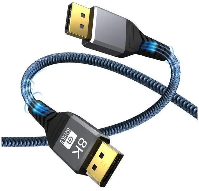 Main image of 8K DP 1.4 Cable 3.3Feet/1m, 8K Displayport Cable, Durable Pure Copper Cord, 32.4Gbps Ultra High Speed, 8K@60Hz, 4K@144Hz, Support HBR3, DSC 1.2, HDR10, Compatible for Graphics Card, VR Headset eokCXOY