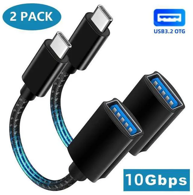 Main image of USB C to USB 3.0 Adapter [10Gbps], [2 Pack] USB Type C Male to USB3.1 USB3.2 Female, Thunderbolt 3/4 to USB Female Adapter OTG Cable for Mac-Book Pro/Air 2022 2020,Tablet PC, Smartphones eokCXOY