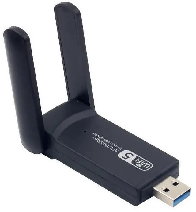Alt view image 2 of 7 - USB 3.0 AC1200 Wireless USB Wifi Adapter Dongle Dual Band 2.4G/5GHz 802.11AC WIFI 5 1200Mbps Wireless Adapter with High Gain Antenna USB 3.0 wifi Dongle Network Card For PC Laptop Desktop eokCXOY