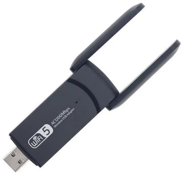 Alt view image 6 of 7 - USB 3.0 AC1200 Wireless USB Wifi Adapter Dongle Dual Band 2.4G/5GHz 802.11AC WIFI 5 1200Mbps Wireless Adapter with High Gain Antenna USB 3.0 wifi Dongle Network Card For PC Laptop Desktop eokCXOY