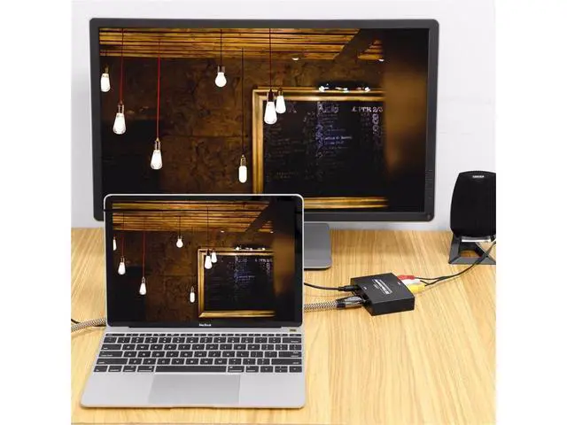 Alt view image 6 of 7 - HDMI(input) to YPbPr (output) Converter, avedio links HDMI to YPbPr 5RCA Converter, Supports 1080P Video Audio Converter Adapter with Power Adapter for DVD PSP Xbox 360 PS2 to HDTV Monitor eokCXOY