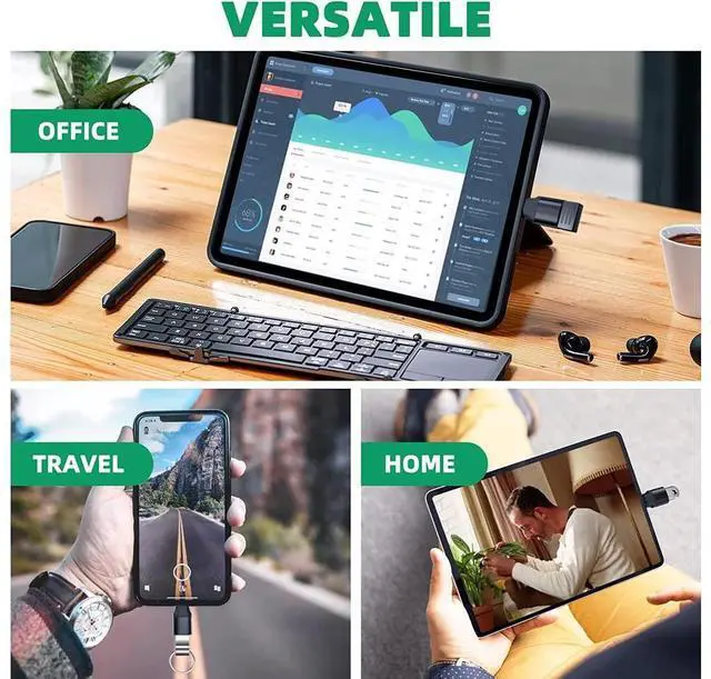 Alt view image 6 of 6 - USB C to USB Magnetic Adapter 24Pins USB C Male to USB A Female Adapter 2 Pack with PD 60W Charge 10Gbps USB3.1/USB3.0 for M-a-c-B-o-o-k Pro /Air and More Type C Devices eokCXOY