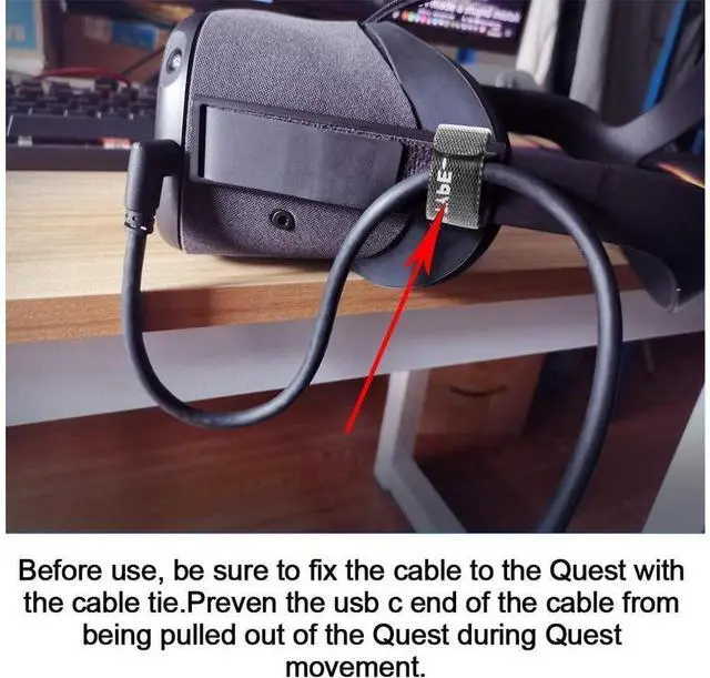 Alt view image 6 of 7 - USB C Cable 10FT / 3M, Oculus Quest Link Cable, High Speed Data Transfer & Fast Charging Cable Compatible for Quest 2 and Oculus Quest and Gaming PC eokCXOY
