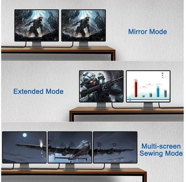 Alt view image 7 of 7 - 4K DisplayPort to Displayport Cable 16.4ft/5M, DP1.2 Support 4K @60Hz, 2K @165Hz, 2K @144Hz, Ultra High Speed DisplayPort Cable HD Cord with Nylon Braided for PC,Monitor, TV, Projector eokCXOY