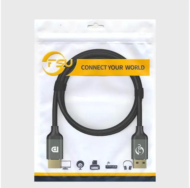 Alt view image 7 of 7 - 3.3 Feet 8K DisplayPort Cable, DisplayPort to DisplayPort DP1.4 Cable Support 8K @60Hz(7680x4320) Resolution, 4K @144Hz, 32.4Gbps, HDR, HBR3, HDCP2.2 for PC, Laptop, HDTV Monitor (3.3FT/1M) eokCXOY