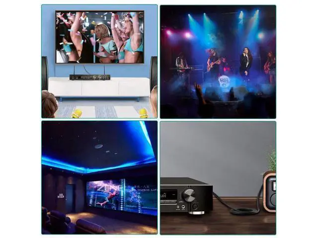 Alt view image 7 of 7 - [2 PACK, 3,3ft.] RCA Cable, 2-Male to 2-Male RCA Audio Stereo Subwoofer Cable [Hi-Fi Sound,Shielded] Auxiliary Audio Cord for Home Theater, HDTV, Amplifiers, Hi-Fi Systems,Speakers - 3.3 Feet eokCXOY