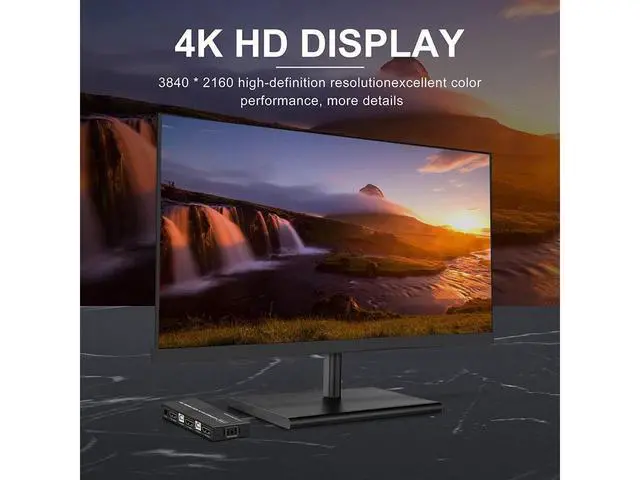 Alt view image 4 of 7 - KVM HDMI USB Switch 2x1, USB Switch 4K HDMI Switcher Box for 2 Computers Share Keyboard Mouse Monitor Support 4K@30Hz for Laptop,PC,Xbox HDTV, with 2x USB Cable,1x Switch Button Cable eokCXOY