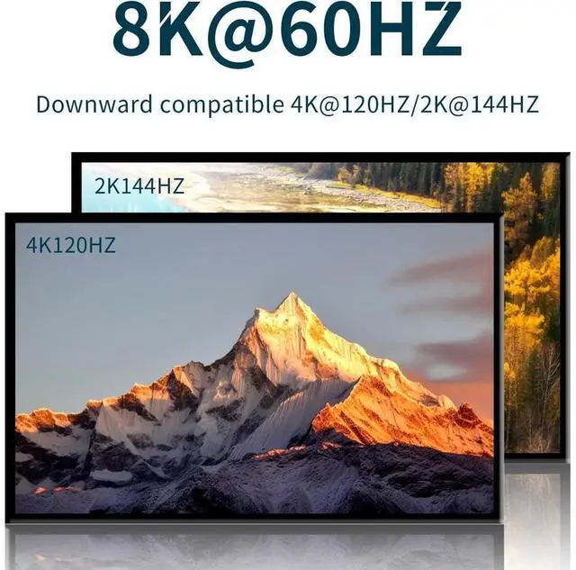 Alt view image 2 of 5 - Dual Monitor HDMI Switch 2 Monitors 2 Computers 2 in 2 Out 8k@60hz 4k@120hz Supports Copying and Expanding 2 Screens at The Same time 4-Port USB 3.0 one-Touch Switch USB Cable and Desktop Controller