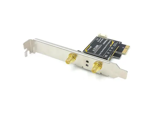 Alt view image 7 of 7 - PCIe WiFi 6 Network Card Wireless Adapter Bluetooth 5.0 AX 3000 Mbps AX200 Dual Band 5.GHz/2.4GHz PCI-E Wireless WiFi Network Adapter Card for Desktop Windows 10 64-bit eokCXOY