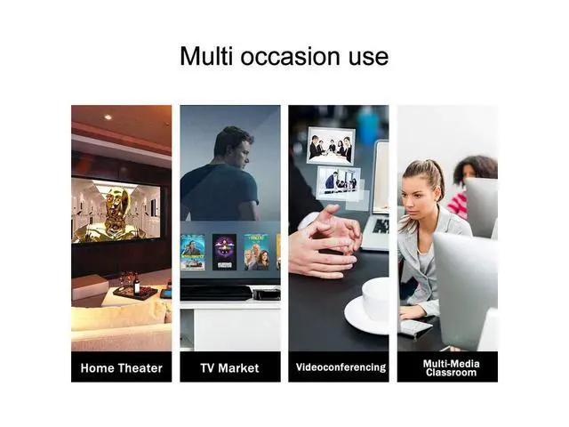 Alt view image 6 of 7 - 4K 60Hz HDMI 2.0 1X4 Switch Splitter, 4 Port 4K HDMI Switcher 1 in 4 Out, HDMI 2.0b and HDCP 2.2,4K@60Hz 1x4 HDMI Splitter.support RGB 8:8:8(7.1CH Dolby atmos, 16 kinds of EDID mode,HDR 10 eokCXOY