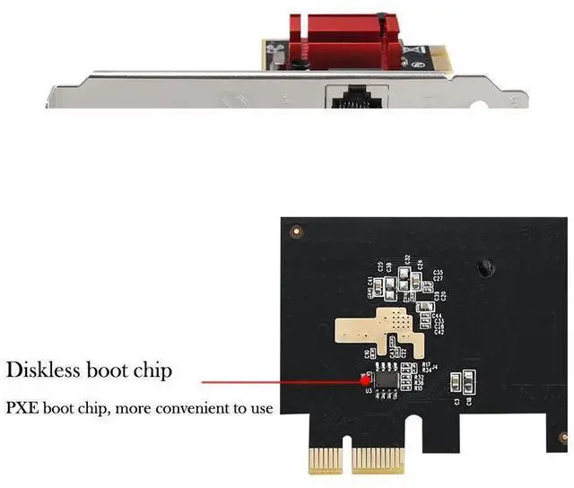 Alt view image 3 of 7 - POE Gigabit Network Card PCIe 1X Intel I210 Ethernet Card PCI Express Gibabit Ethernet Adapter 10/100/1000Mbps eokCXOY