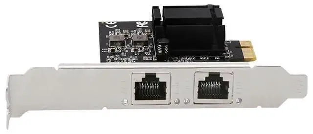 Alt view image 2 of 7 - Dual-port 2.5G Gigabit Network Card Desktop 8125BG ASM1806 Chip Ethernet Server Network Card RJ45 LAN ESXi Diskless PXE eokCXOY