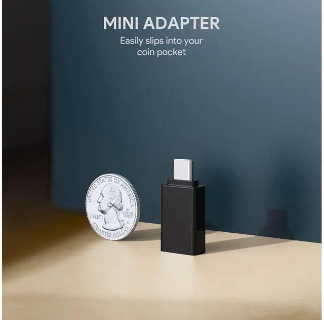 Alt view image 5 of 7 - USB C Adapter, [2 Pack] USB C to USB 3.0 Adapter Compatible with MacBook Pro 2017/2016 , Google Chromebook Pixelbook , Samsung Galaxy S9 S8 S8+ Note8, Google Pixel 2/2XL - Black eokCXOY