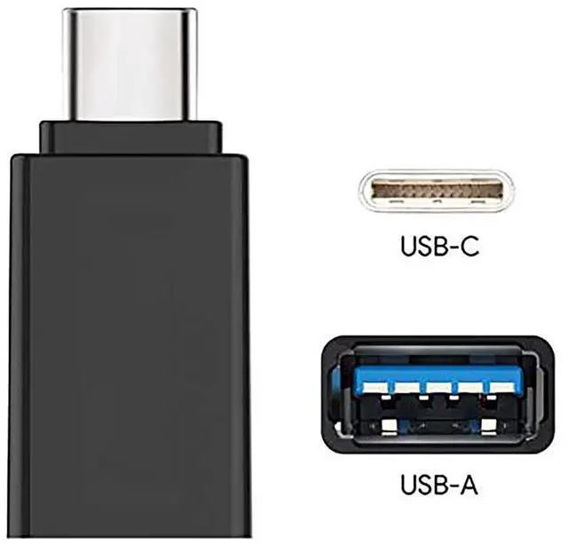 Alt view image 7 of 7 - USB C Adapter, [2 Pack] USB C to USB 3.0 Adapter Compatible with MacBook Pro 2017/2016 , Google Chromebook Pixelbook , Samsung Galaxy S9 S8 S8+ Note8, Google Pixel 2/2XL - Black eokCXOY