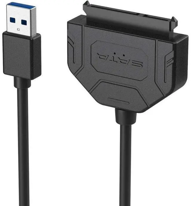 Main image of SATA to USB 3.0 Adapter for 2.5" HDD Hard Drives, USB 3.0 to SATA Adapter Cable, Support UASP for 2.5 Inch SSD/HDD (SATA to USB A 3.0 Adapter) eokCXOY