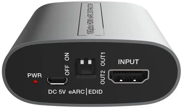 Main image of HDMI eARC Audio Extractor ARC eARC Loop & Audio Extractor HDMI 2.0 4K2K@60Hz 18Gbps Video Bandwidth EDID Management Splitters for Amplifier Soundbar Speaker HDTV eokCXOY