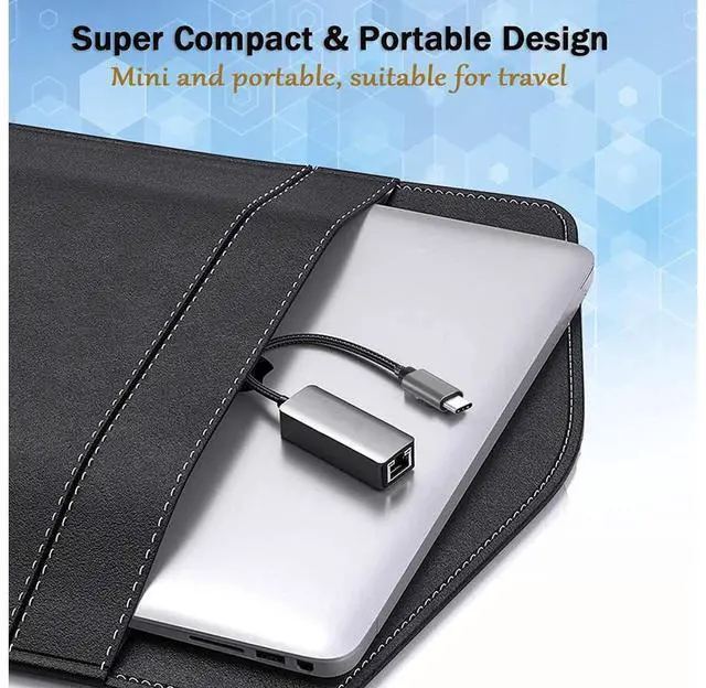 Alt view image 6 of 7 - USB-C to Ethernet Adapter 2.5G, USB Type C to RJ45 LAN Ethernet 2500/1000/100/10Mbps Gigabit Network Adapter for Windows 10,8.1, 8, 7,Vista,XP,Mac OS. eokCXOY