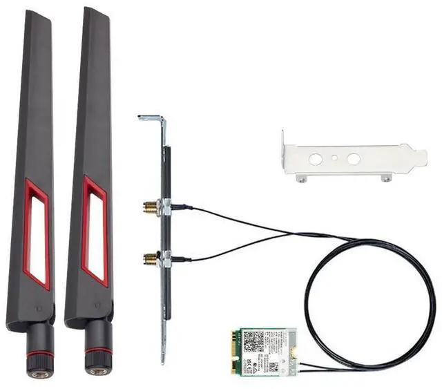 Alt view image 6 of 6 - BE200NG Wi-Fi 7 Desktop Kit 8774Mbps (6G+5G+2.4G) with Bluetooth 5.4, 802.11 be200 M.2 WiFi Card Tri-Band Wireless Network Adapter for PC, Supports Windows 11, 10 (64bit) only.