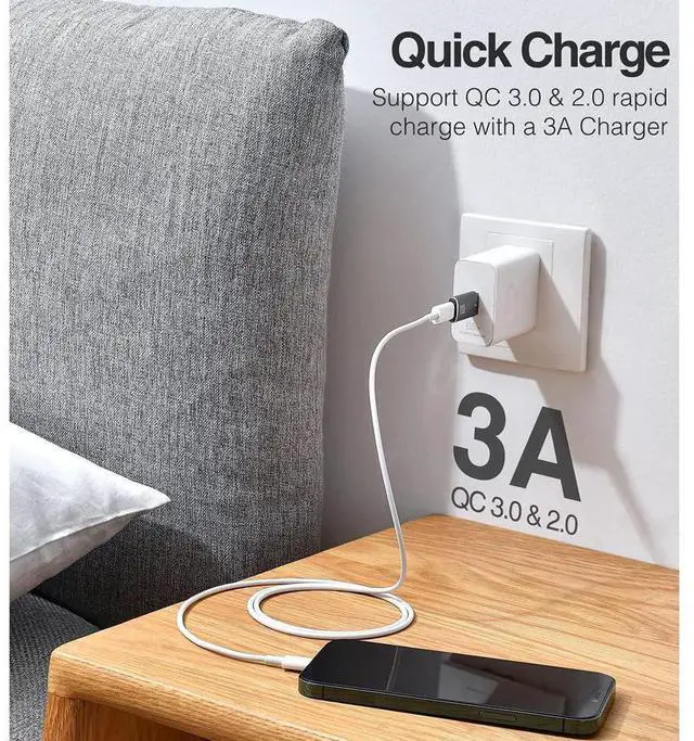 Alt view image 4 of 7 - [2 Pack] USB C Female to USB Male Adapter, [10Gbps] USB 3.1 A to USB C Adapter SuperSpeed Data Sync. USB 3.1 Gen 2 Type C to USB A Charger Connector for PC Laptop Power Bank, Type-C Earphone.. eokCXOY