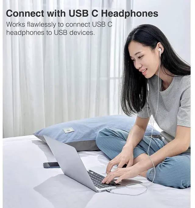 Alt view image 7 of 7 - [2 Pack] USB C Female to USB Male Adapter, [10Gbps] USB 3.1 A to USB C Adapter SuperSpeed Data Sync. USB 3.1 Gen 2 Type C to USB A Charger Connector for PC Laptop Power Bank, Type-C Earphone.. eokCXOY