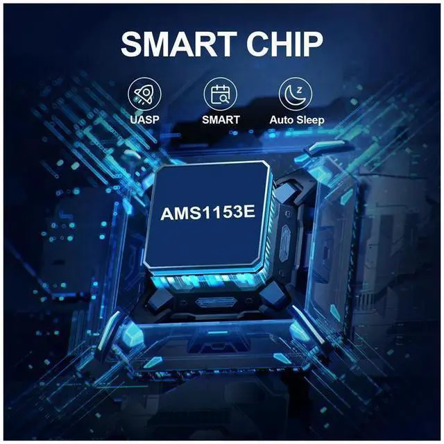 Alt view image 7 of 7 - SATA to USB Adapter Cable, USB 3.0 to SATA Adapter for 2.5" HDD/SSD, USB 3.0 to 2.5 SATA III Hard Drive Adapter Aluminum Shell Nylon Cord, Supports UASP, External Converter for SSD/HDD Data Transfer