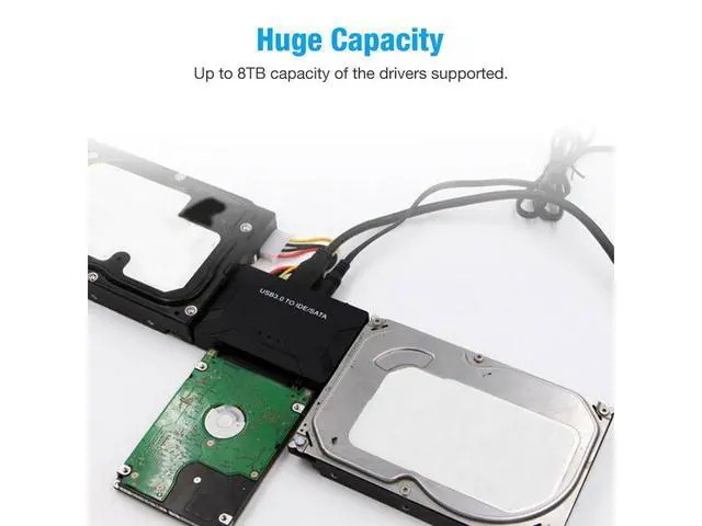 Alt view image 5 of 7 - USB 3.0 to IDE & SATA Converter External Hard Drive Adapter Kit 2.5"/3.5" Cable eokCXOY