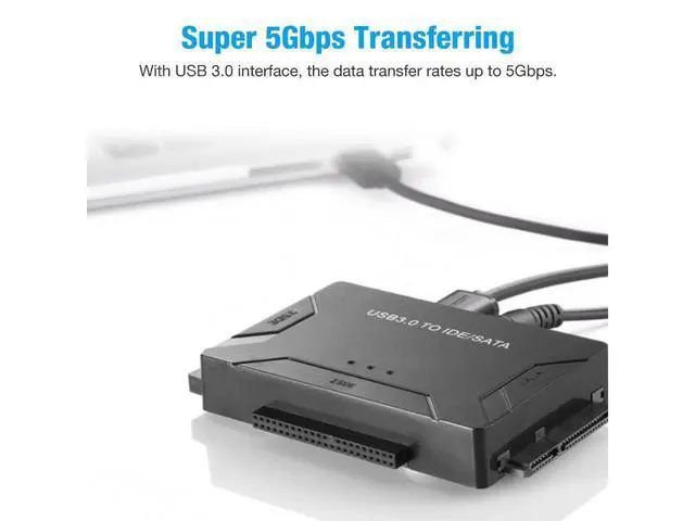 Alt view image 4 of 7 - USB 3.0 to IDE & SATA Converter External Hard Drive Adapter Kit 2.5"/3.5" Cable eokCXOY