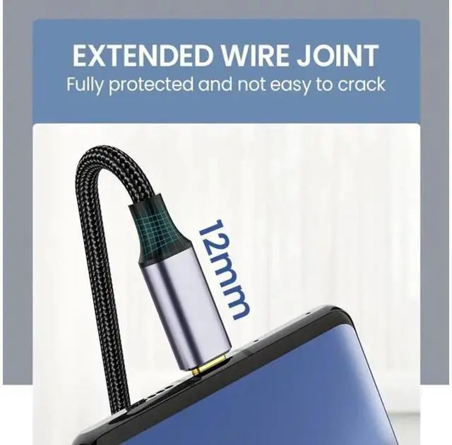 Alt view image 4 of 7 - Hard Drive Cable 3.3ft/1M, USB A/USB C to Micro B Cable [Nylon Braided], 5Gbps USB Type A/C Male to Micro B External Hard Drive Cable for Sea-gate WD Tosh-iba Westgate, Ma-c-Book Air M2 Pro, Camera