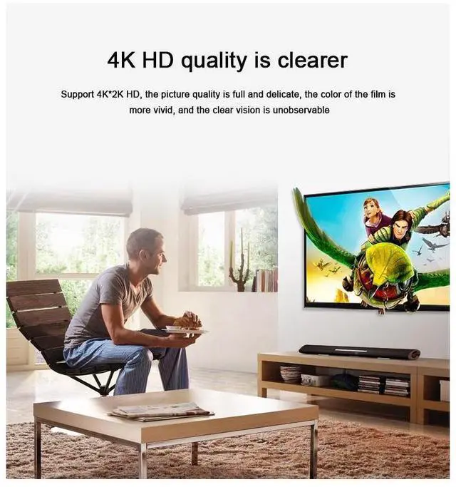 Alt view image 7 of 7 - 4K Displayport DP to HDMI Adapter 4K 2K@60Hz 1080P Female To Male For PC Laptop Projector DP to HDMI Converter-1 Pack eokCXOY