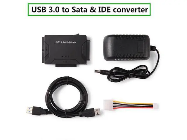 Alt view image 7 of 7 - USB To IDE SATA Data Adapter USB3.0 To IDE SATA Hard Disk Transfer Converter 4 in 1 For PC Laptop 2.5 3.5inch 8TB Hard Disk Dock eokCXOY
