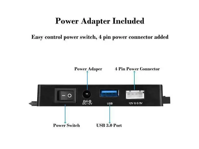 Alt view image 6 of 7 - USB To IDE SATA Data Adapter USB3.0 To IDE SATA Hard Disk Transfer Converter 4 in 1 For PC Laptop 2.5 3.5inch 8TB Hard Disk Dock eokCXOY