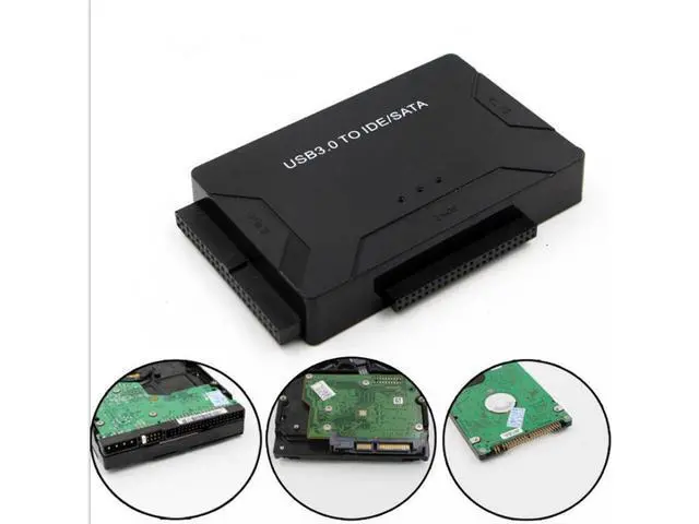 Alt view image 3 of 7 - USB To IDE SATA Data Adapter USB3.0 To IDE SATA Hard Disk Transfer Converter 4 in 1 For PC Laptop 2.5 3.5inch 8TB Hard Disk Dock eokCXOY