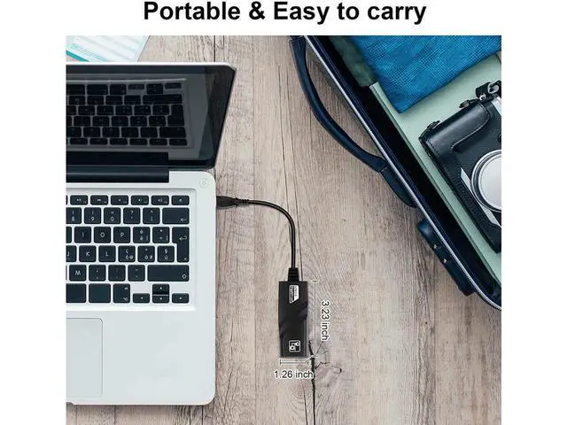 Alt view image 7 of 7 - USB Ethernet Adapter, Hannord USB 3.0 to 10/100/1000 Gigabit Ethernet LAN Network Adapter, RJ45 Ethernet Adapter for MacBook , PC, Desktop, Laptop with Windows 10/8/7, Linux, Mac OS eokCXOY