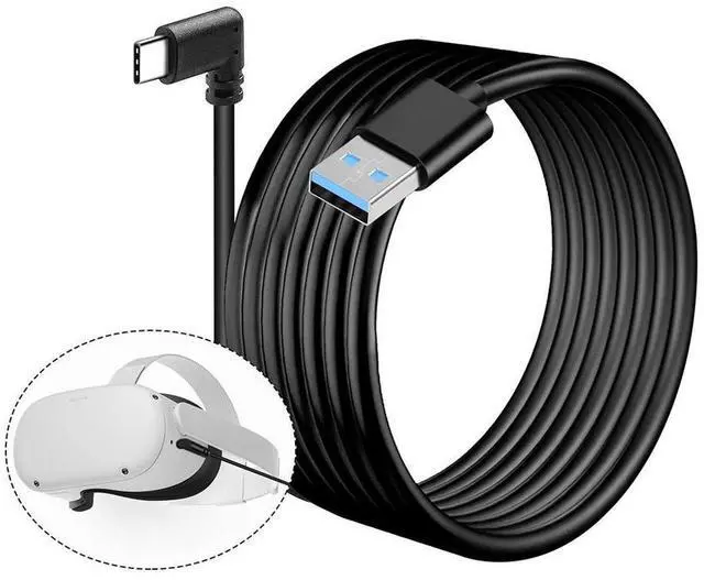 Main image of for Oculus Quest Link Cable 10ft, USB 3.0 USB A to USB C Cable Quest Link Cable High Speed Data Transfer & Fast Charging Cable Compatible for Oculus Quest Headset and Gaming PC and All Type C Devices