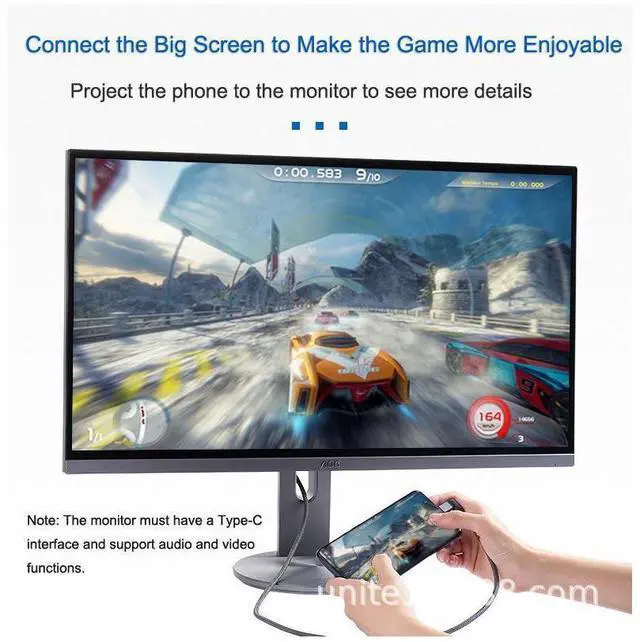 Alt view image 4 of 7 - 0.5m/1.64ft 1.0m/3.28ft 1.5m/4.92ft USB 3.2 Type C to Type C 90 Degree Cable USB C to USB-C Gen2 Nylon Wire 100W PD Fast Charging Data Cable 4K HD For Macbook Pro Air Samsung S20 Phone Charger Cord