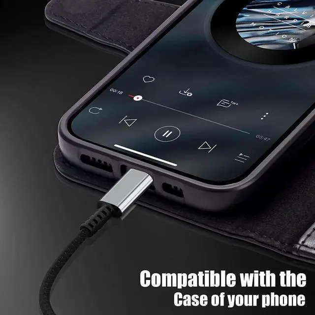 Alt view image 6 of 7 - USB C to 3.5mm Male Headphone Jack Adapter, USB Type C to Male Adapter Dongle Cable Cord Car Headphone Compatible with S-a-m-s-u-n-g Gal-axy S22 S21 S20 Ultra S20+ Note 20,i-P-a-d Pro,Pixel