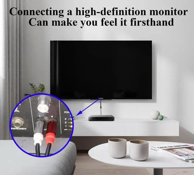 Alt view image 6 of 7 - Gold-Plated Red/White Double RCA Male Head to RCA Female Stereo Audio Extension Cable, Flexible PVC Audio Cable for Speakers,Home Theaters, High-Definition Tvs and Game Consoles(30 CM)