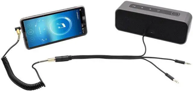 Alt view image 6 of 6 - 3.5mm Audio Y Splitter Headphone Cable 3.5mm 1/8" inch Female to 3 3.5mm 1/8" inch Male Headset Mic & Stereo Audio Y Splitter Cable for Smartphone to Soundbox Adapter(30 CM/12 inch) (3-Pole)