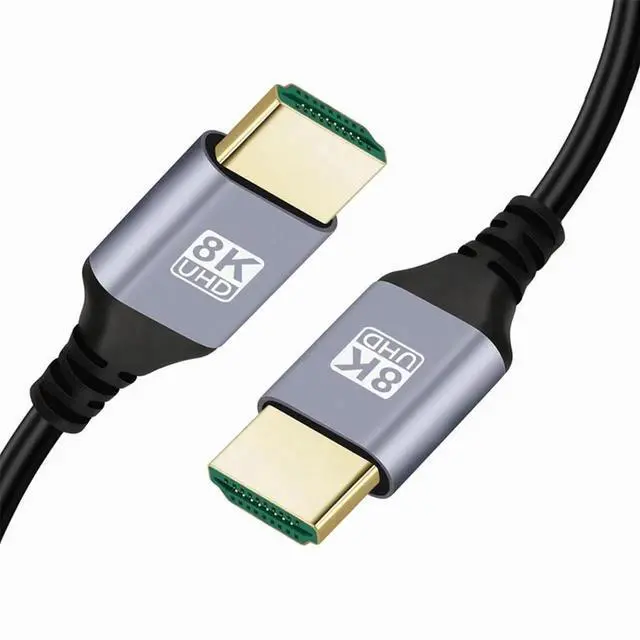 Alt view image 2 of 7 - HDMI 2.1 HDTV Cable Type-A Male to Male 8K 4K Hyper Super Flexible Ultra Thin Slim Cord High Speed for Computer HDTV 1.0M