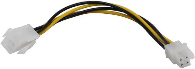 Alt view image 3 of 7 - (2-Pack) 4-Pin Molex M/F SATA Cable ATX 12V Power Supply 4-Pin CPU Male to Female CPU Motherboard Power SATA Extension Cable(20CM/8 Inch)